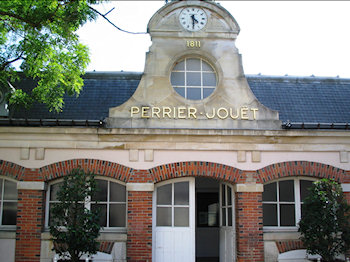 Perrier-Jouet champagne, imported by the Boursot family for 130 years